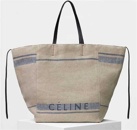 celine cabas phantom bag canvas|celine horizontal cabas handbags.